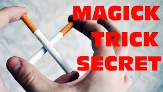 Linking Cigarettes - visual trick revealed