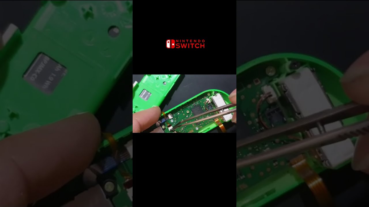 JOYCON ZL-ZR BUTTON REPLACEMENT #switch #shorts - YouTube