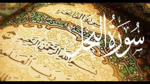 ما تيسر من سورة النحل انس الوردي