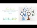 Boho Burst Earrings and Pendant