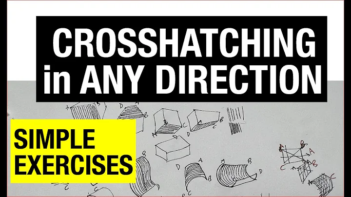 Simple Cross-Hatching Tips & Exercises E2 | Cross-hatching in any direction
