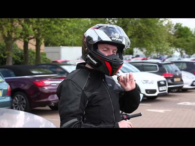 How to take your helmet on and off without undoing the D-ring | Products | Motorcyclenews.com class=