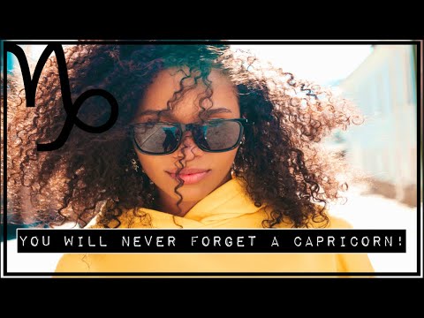 ♑️Main Reasons You Will Never Forget A Capricorn 