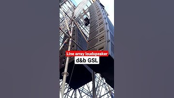 Line array loudspeaker d&b GSL #Shorts #loudspeaker #soundsystem