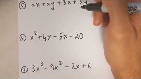 Grade 10 Math - Factoring by Grouping (Lesson 5.3)
