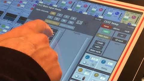 Digico SD9 07 Aux Sends & Returns