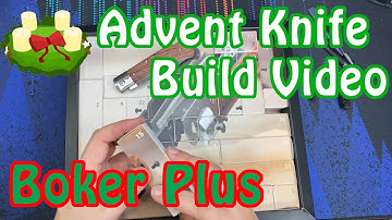 Boker Plus Advent Calendar - Knife Build - Learn from my mistakes for your own success!