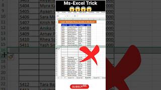 Ms-Excel Trick to Insert Multiple Rows in One Click😲#excel#exceltutorial#exceltips#excelhacks#excel