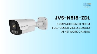 JVS-N518-ZDL 5.0MP Motorized Zoom Full-Color Video & Audio AI Network Camera