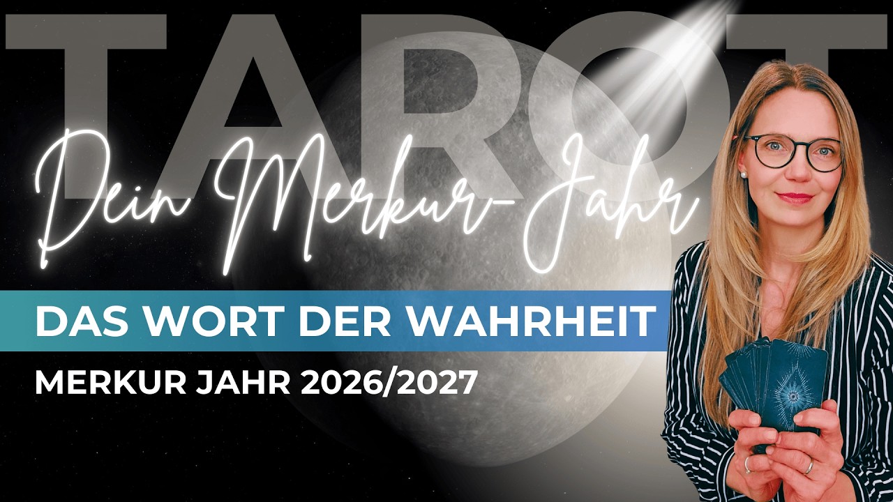 🤩 Es zeigt sich die Wahrheit für das Merkur Jahr 2026-2027 💎 Tarot Kartenlegung | Jahresbotschaft