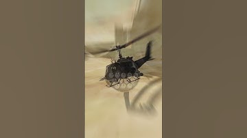 DCS: UH-1H Huey - When Unguided Rockets Are Enough #dcs #dcsworldgameplay #dcsworld #shorts
