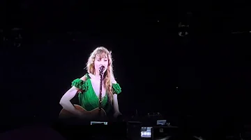 Taylor Swift | long story short x the story of us acoustic mashup | Eras Tour Singapore 3 Mar