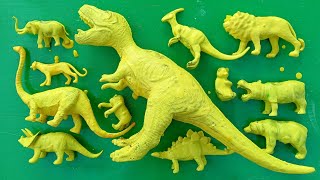 mencuci mainan berwarna kuning: dinosaurus, animals, superhiro marvel