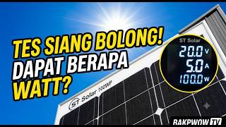 Review Jujur Performa Panel Surya ST Solar 100WP Mono