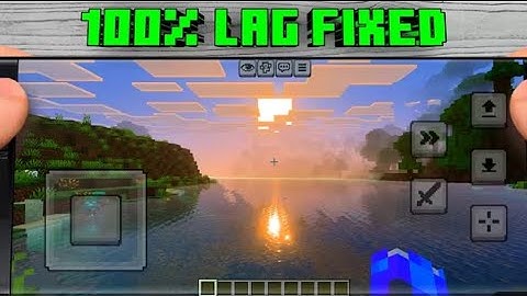 How to fix lag in vibrant visuals shader in minecraft pe