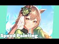 【Speed Painting】サトノダイヤモンド描いてみた #Shorts