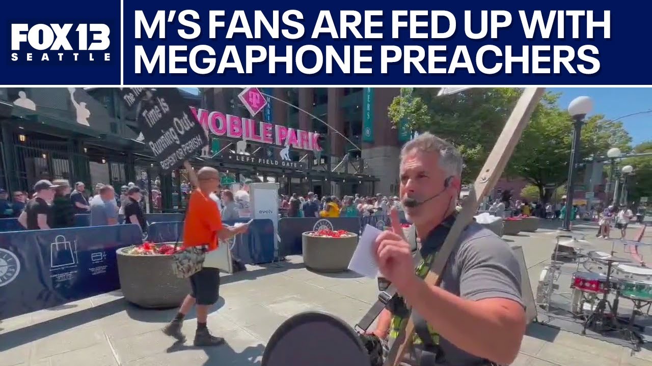 Locals question if notorious Seattle megaphone preacher is breaking the law | FOX 13 Seattle