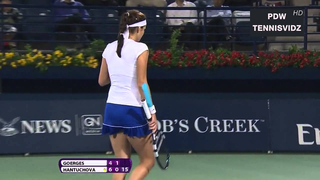 Goerges vs Hantuchova Dubai 2012 Highlights