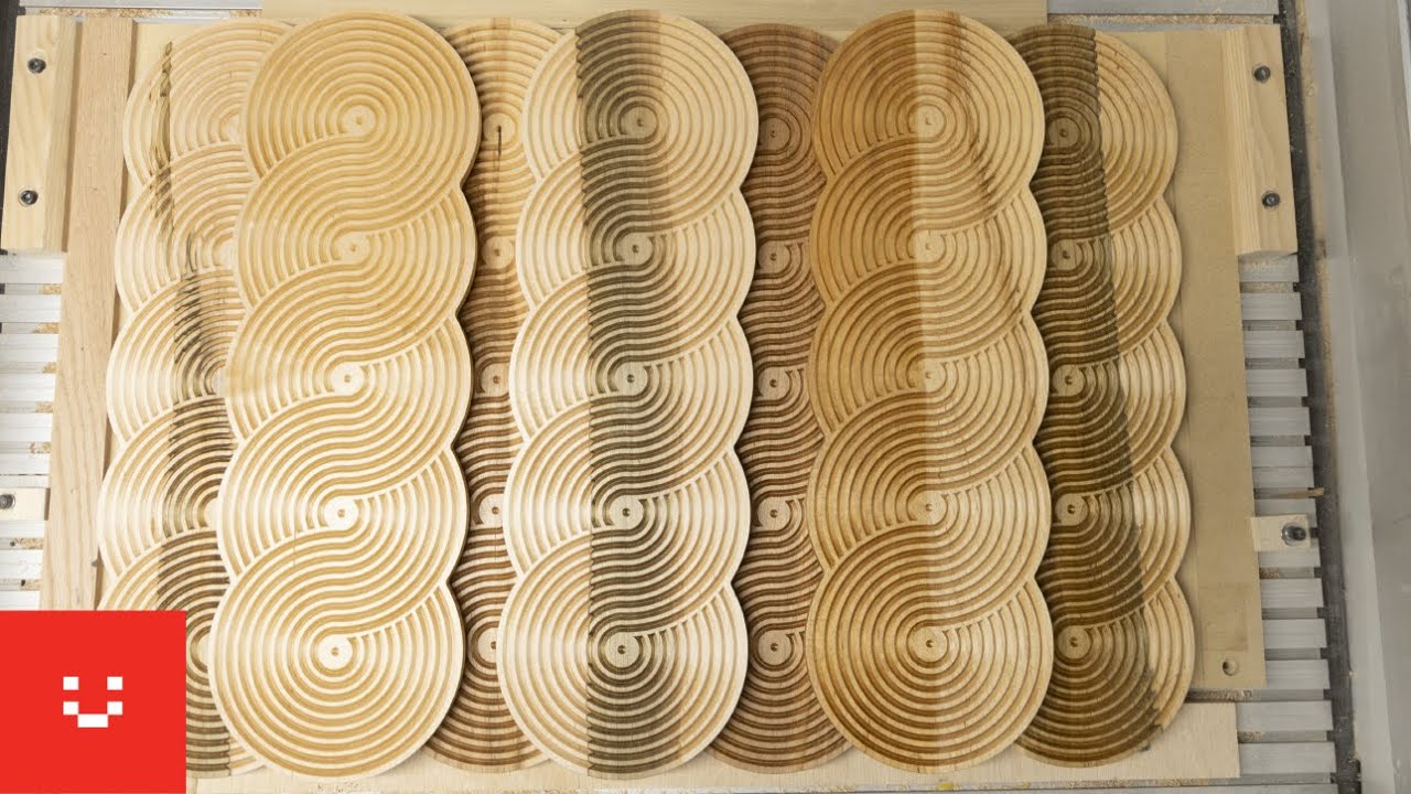 CNC Engraving Japanese inspired Zen boards. #cnc #art #zenart