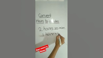 Hours convert to minutes....#viralshorts #youtubeshorts #shorts