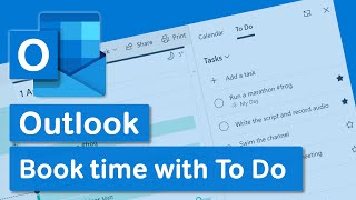 Microsoft To Do and Outlook | Block Time for Tasks with To Do screenshot 5