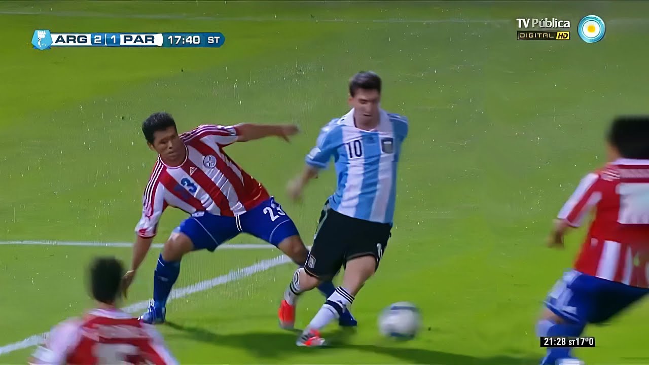 Crazy Messi Free Kick Goal vs Paraguay (WCQ) (Home) 2012-13 English Commentary HD 1080i