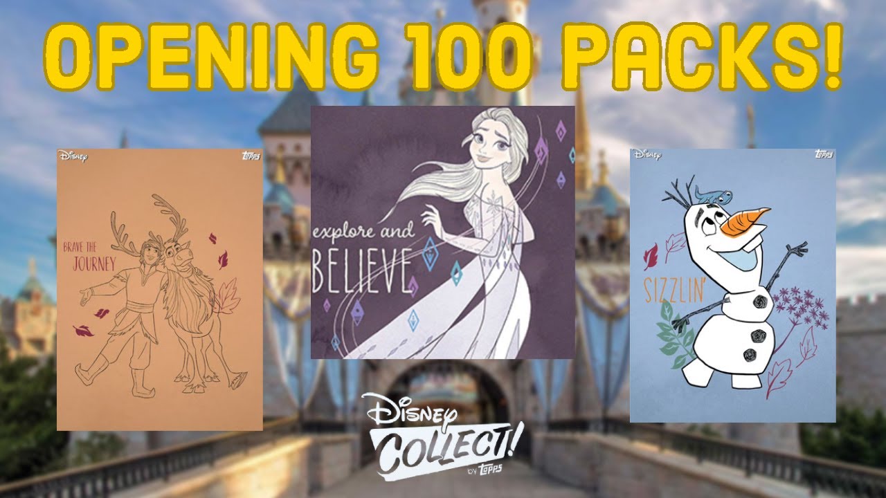 Disney Collect! by Topps // Opening 100 PACKS of the FROZEN AUTUMN Collection