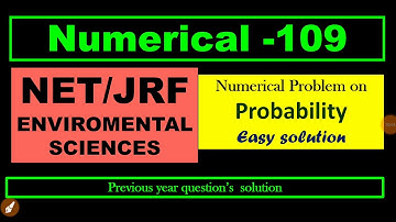 Probability| BIOSTATISTICS | nta ugc net jrf environmental sciences| mind mapping