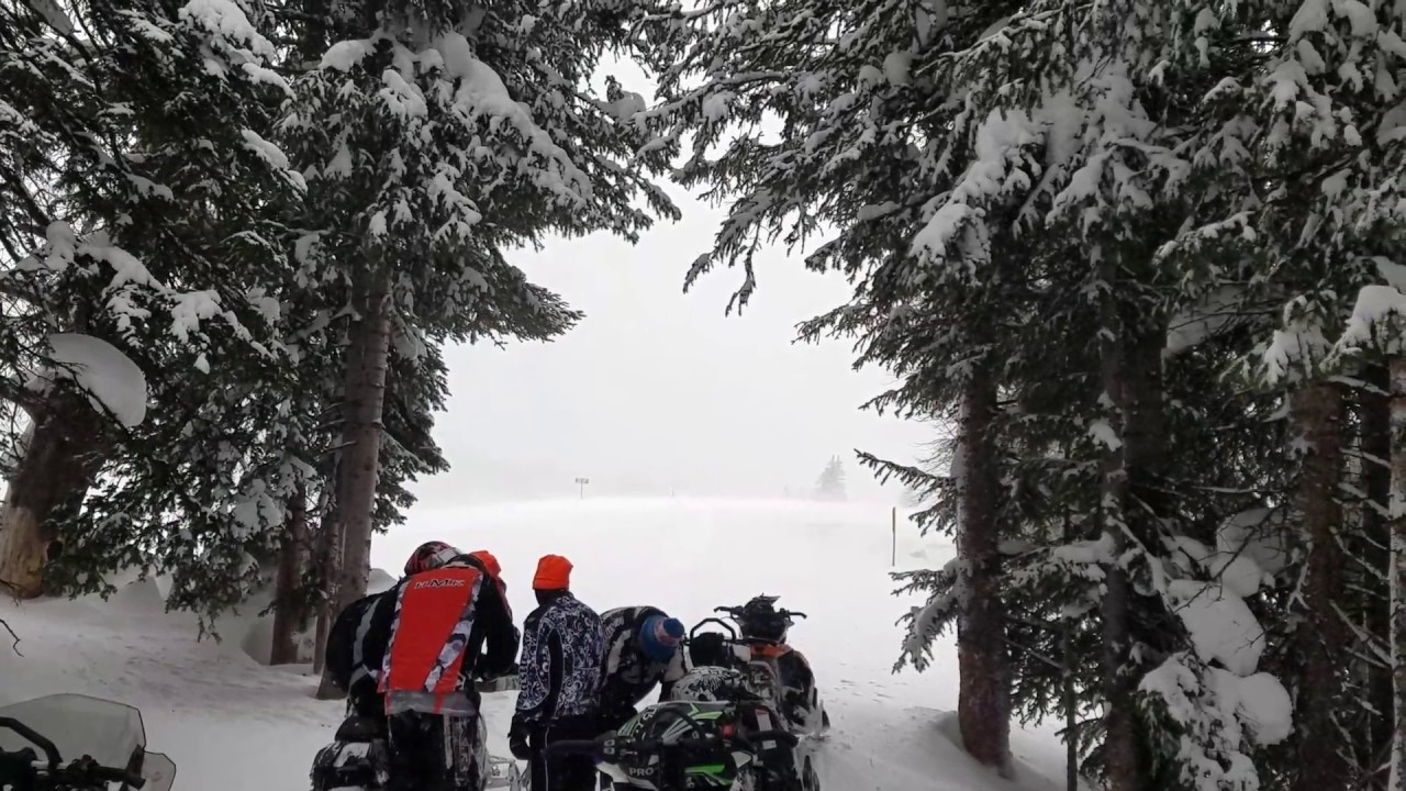 Snowmobile ride Dubois, WY YouTube