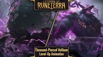 Legends of Runeterra - Thousand-Pierced Volibear Level-Up Animation