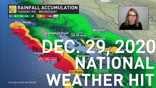 Mountain snow for B.C. and a messy Colorado low in Ontario | National Weather HIT | Dec. 29, 2020 Update