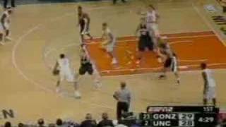 Brandan Wright vs Gonzaga