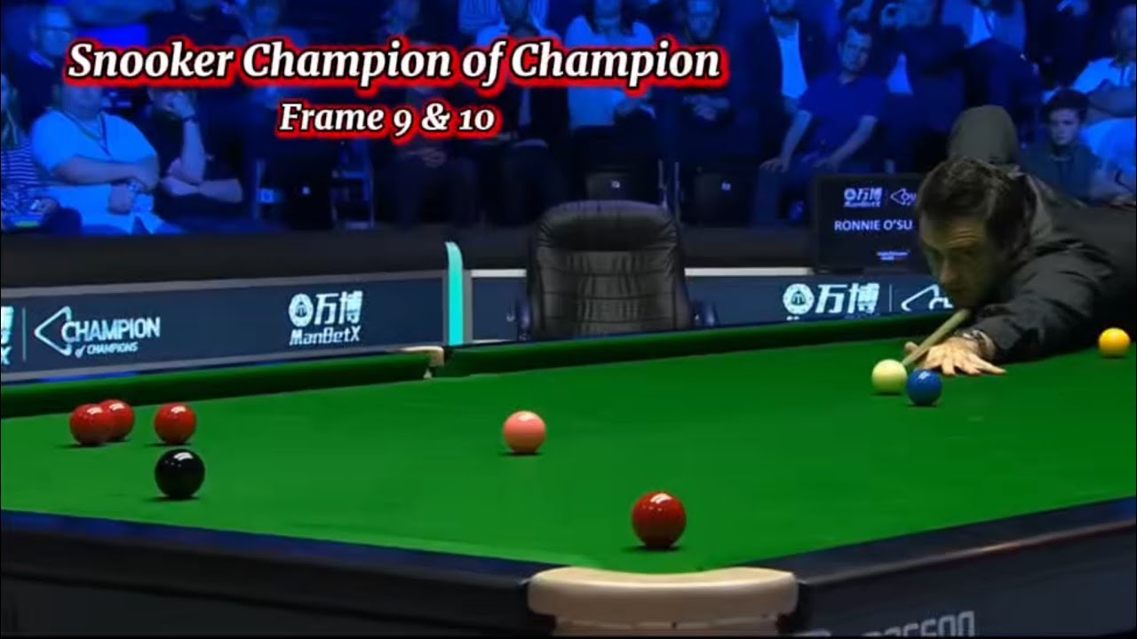 Ronnie O’Sullivan Vs Wilson ( frame 9, 10 ). Snooker Champion Of champion.