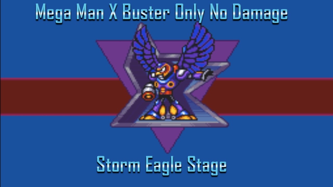 Mega Man X - Storm Eagle Stage (Buster + Boots Only, No Damage