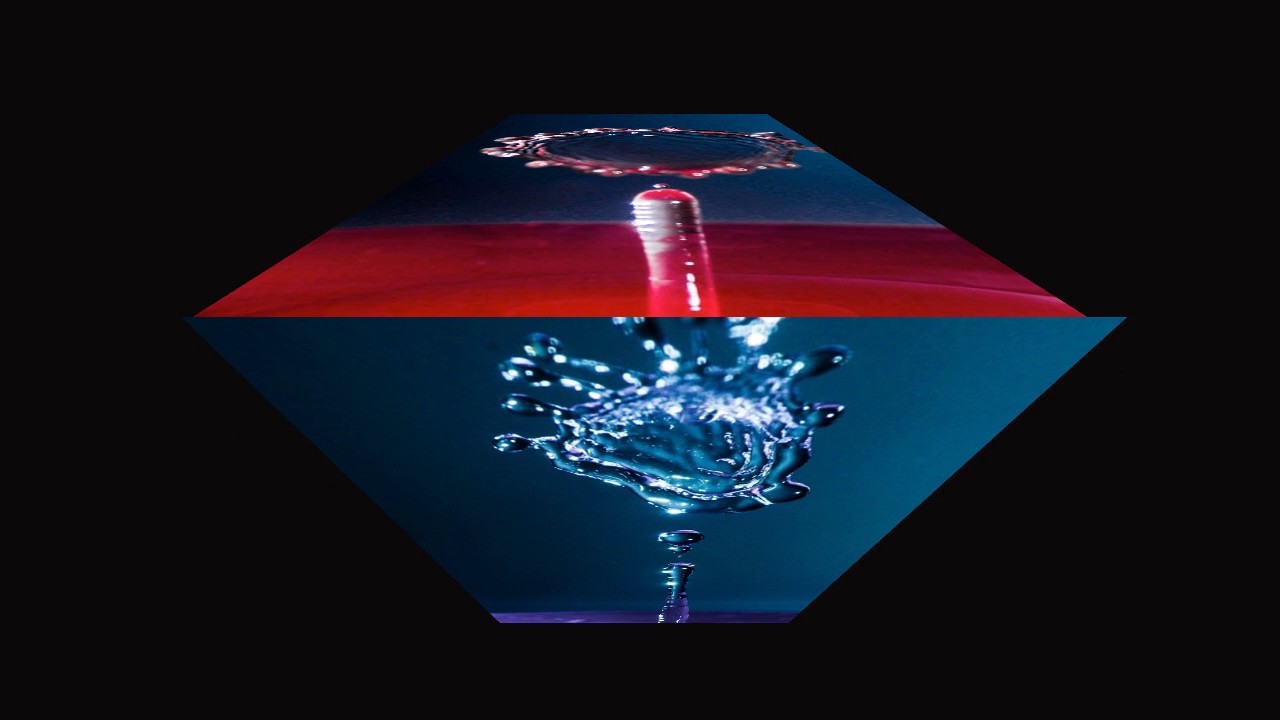 Water drop collision 3