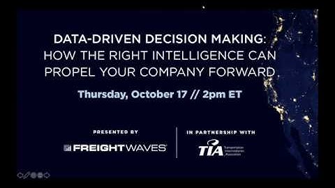 Webinar: Data-Driven Decision Making