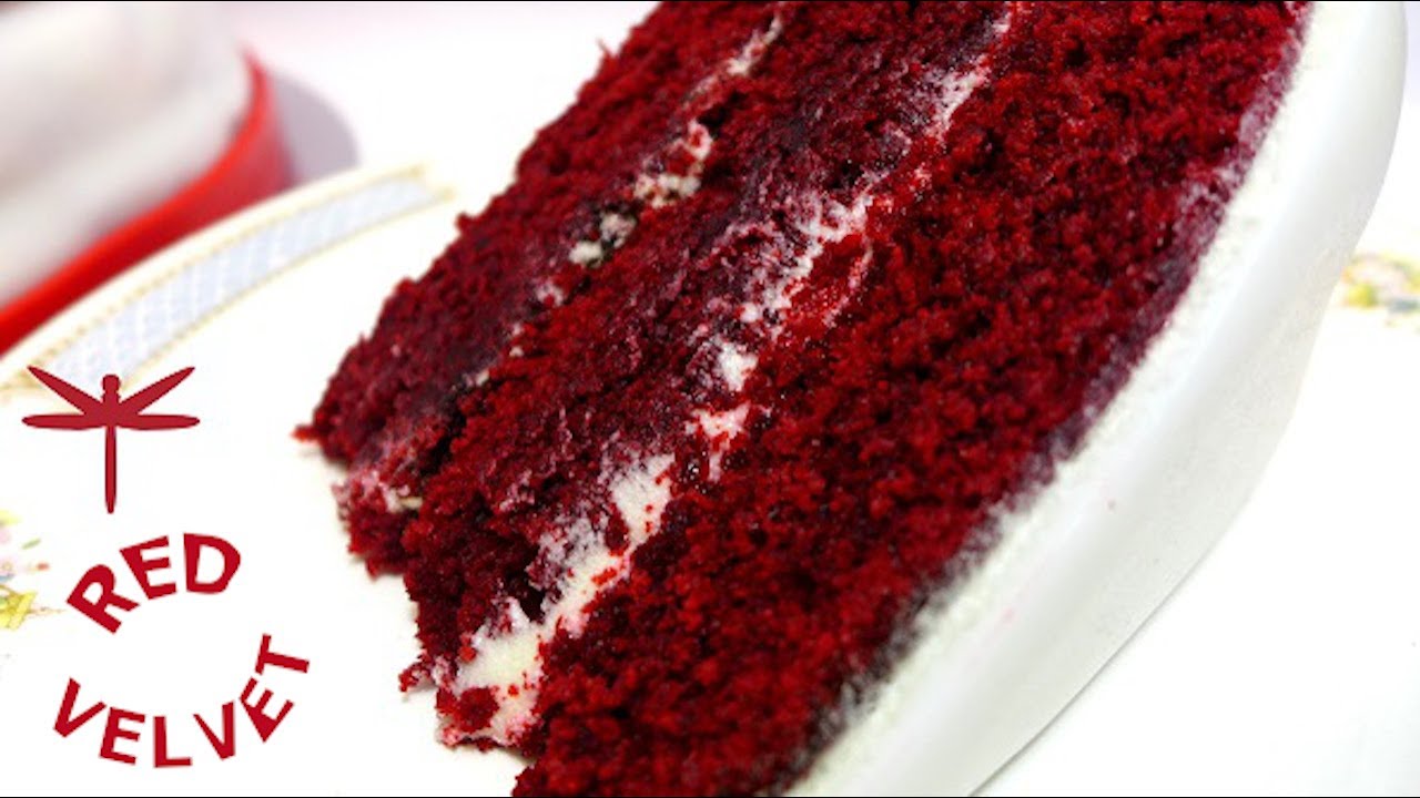 Torta Red Velvet Vegana - YouTube