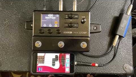 Quick way to measure output levels of Helix presets.