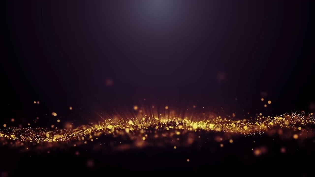 Flickering Golden Sparks | Background | Screensaver
