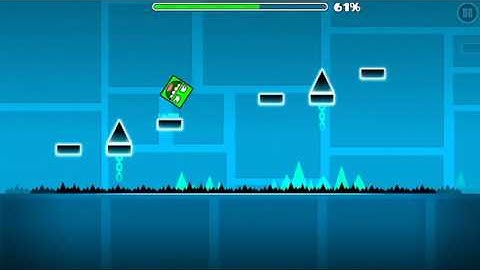 Geometry Dash walkthrough levels 1-21 [All coins]