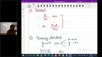 3rd Class of CFAP BFD June 21 Dec 21 June 22 (Basic WACC) By Sir Ahmed Raza New Batch