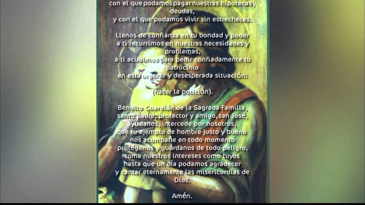 ORACIÓN A SAN JOSÉ OBRERO PARA CONSEGUIR UN BUEN TRABAJO O NEGOCIO ...
