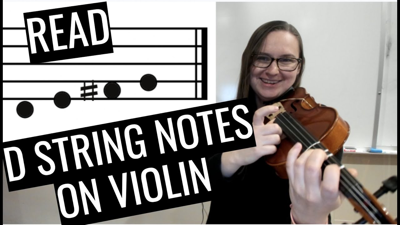 How to READ 4 Notes on The D String | Violin - YouTube