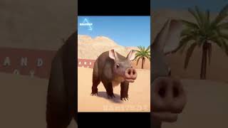Planet Zoo Running run Aardvark pig shorts