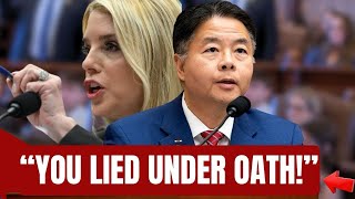 Ted Lieu ACCUSES Pam Bondi Of Lying Under Oath In Explosive Epstein Hearing Clash