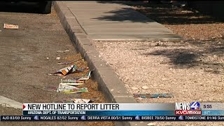 ADOT LItter Hotline makes reporting litterbugs easier