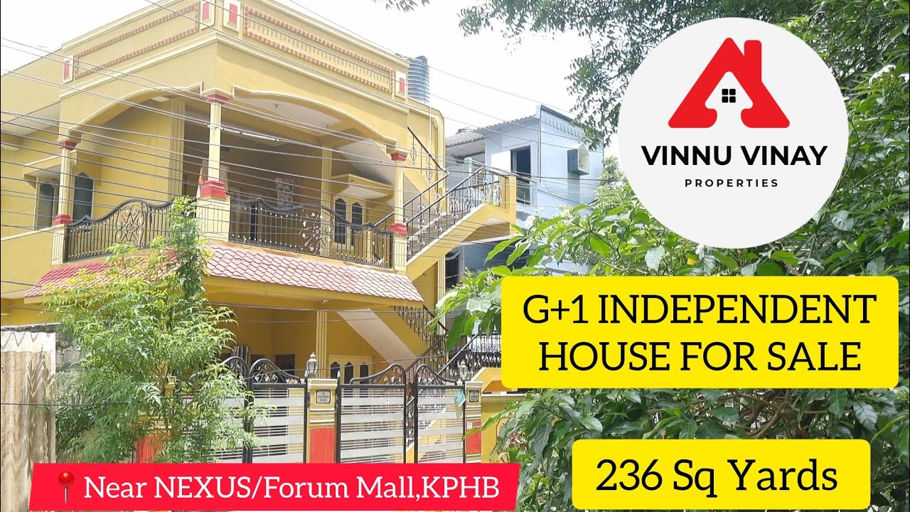 G+1, 236 SQ.Yds INDEPENDENT HOUSE FOR SALE NEAR JNTU METRO STATION
