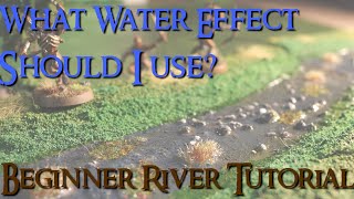 What Water Effect Should I Use?  Beginner River Terrain Tutorial  Resin, Silicone, Woodland Scenic