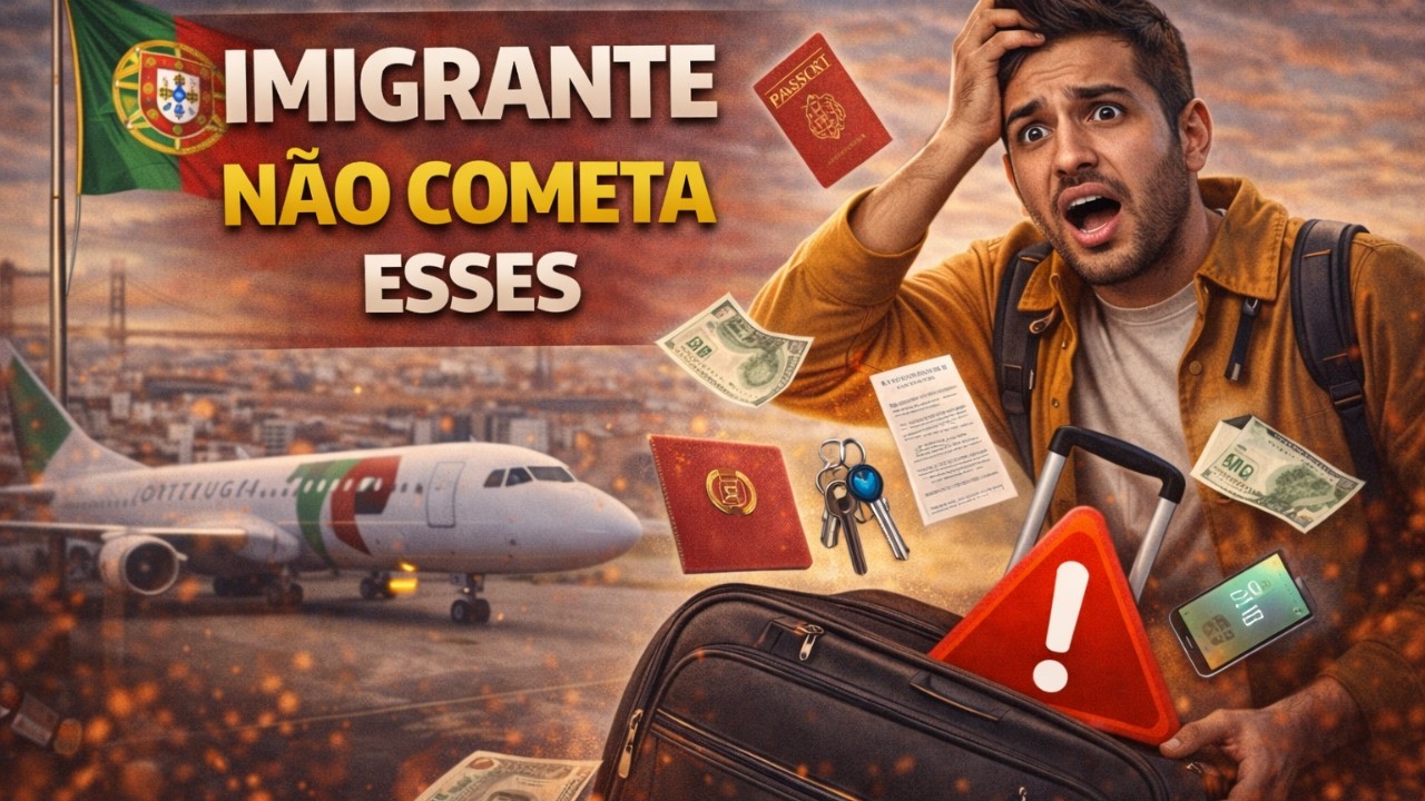 8 ERROS QUE AS PESSOAS COMETEM AO VIR PARA PORTUGAL