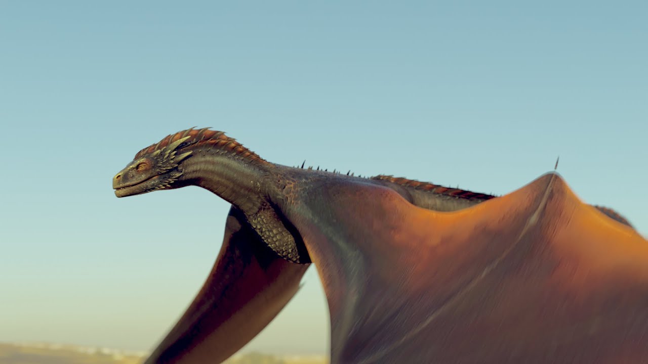 Drogon flight animation | Blender 3D animation - YouTube